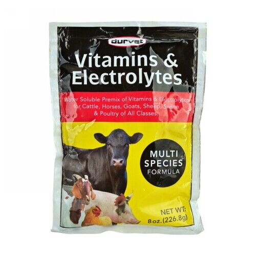 Vitamine & Elettroliti Multispecies Integratore 237ml By Durvet