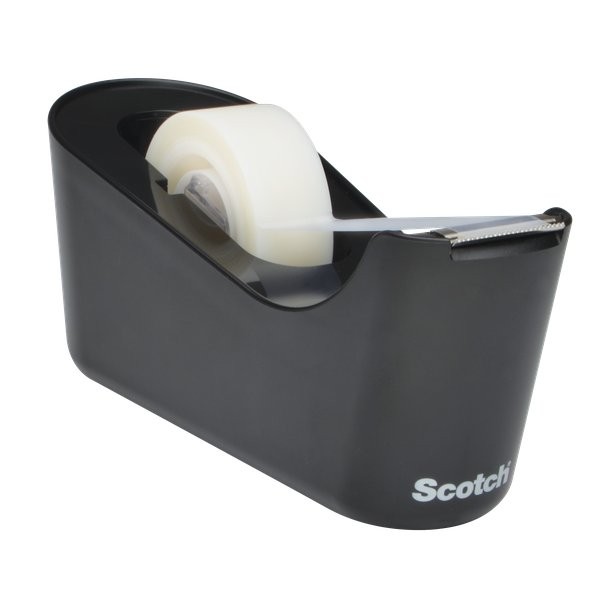 Dispenser per Nastro Adesivo C18 Scotch 3M con Nastro - C18-B - 7100180453 (Nero