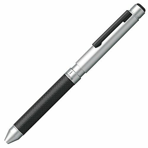 Zebra Multi Funzione Penna Sharbox CB8 Carbonio Flash Argento SB23-C Nuovo Da