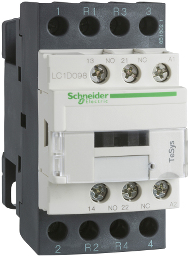 APC Schneider 1 pezzo - Contattore di potenza Schneider Electric 25A 230V CA LC1