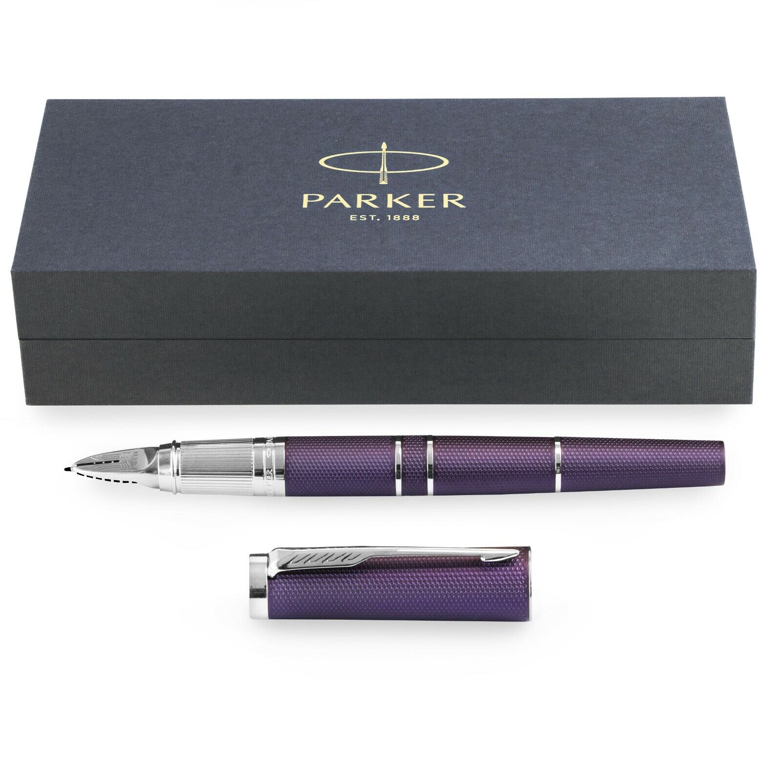 Parker Ingenuity Slim - Penna Di Tecnologia 5ª - Punta Media - Barile Blu Viola