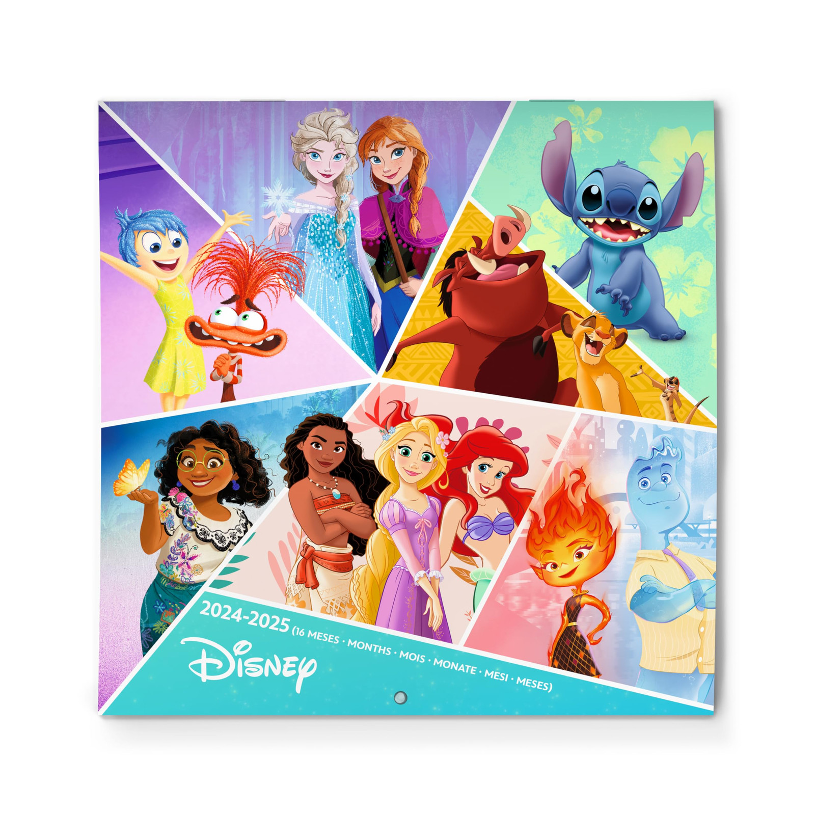 Calendario Disney 2025 | Calendario 2025 Disney | Calendario Famiglia (Y1i)