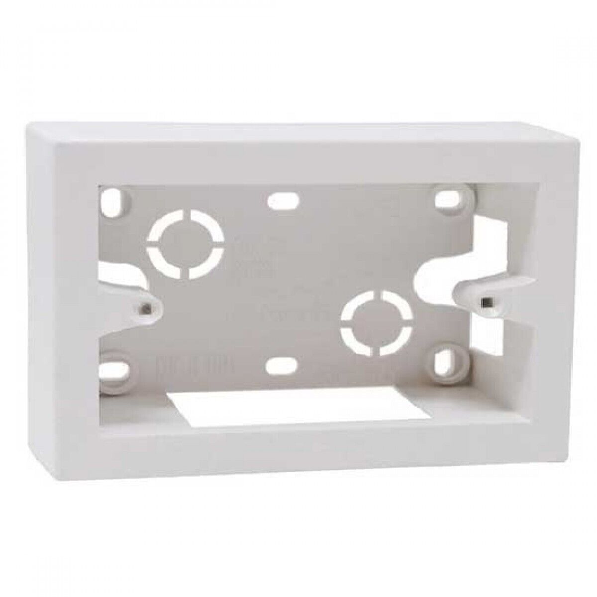 Cassetta da parete 504 montaggio esterno universale colore bianco 4 posti