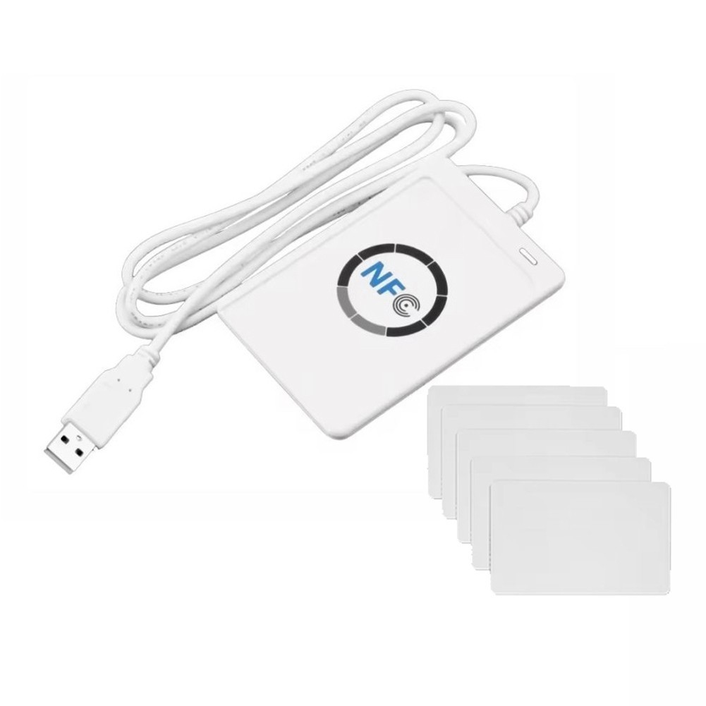 ACR122U RFID IC  Card Reader Duplicator + 5XUID Card Writer Copier Writable1831