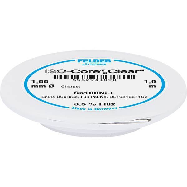 2226442 felder lttechnik iso-core clear sn100ni+ stagno per saldatura bobina