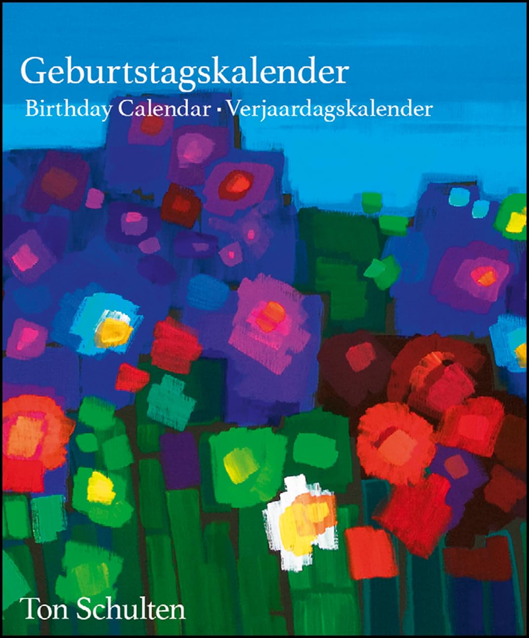Flowers Birthday Calendar - Perpetual Calendar - 22 x 26.5cm: (z8S)
