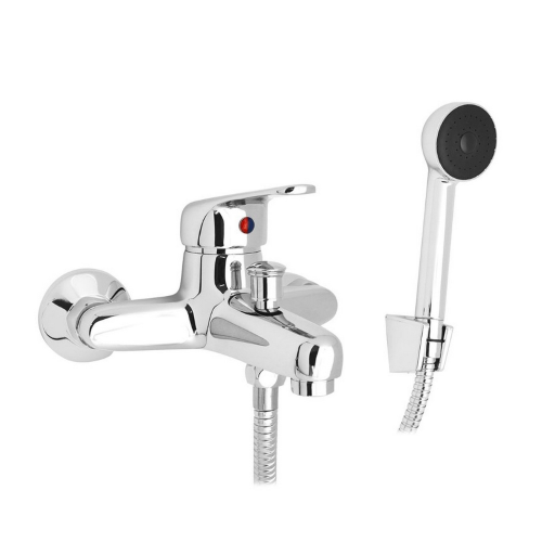 Hydrall serie Ines rubinetto monocomando gruppo vasca con doccetta duplex