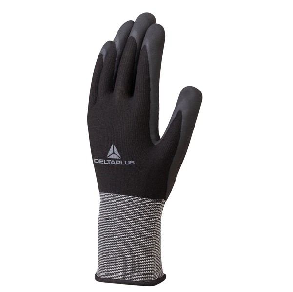 Guanti in Poliestere Spandex Spalmato in Nitrile VE724NO Delta Plus - Taglia 10
