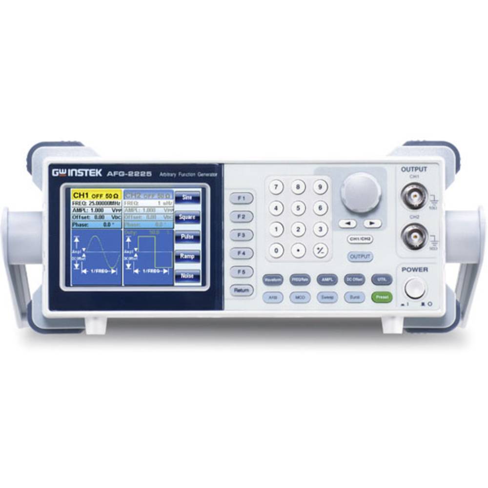 GW Instek AFG-2225 Generatore di funzioni 0.1 Hz - 25 MHz 2 canali Arbitrario,