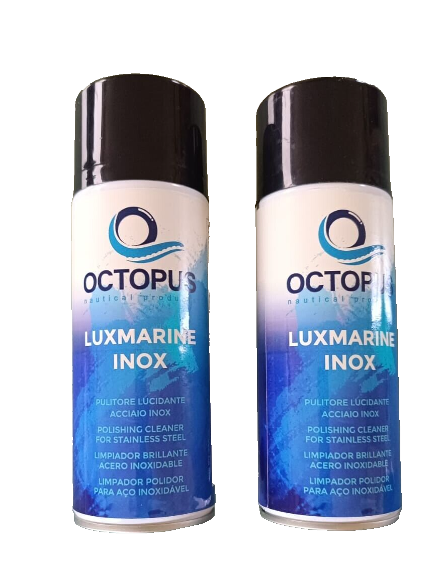 Lucidante Inox nautico LUX MARINE INOX OCTOPLUS x battagliole bitte 2Pz x 400 ml