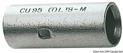 Giunto testa-testa rame 40,5 mm cavo 35 mm² ( 14.036.35 )