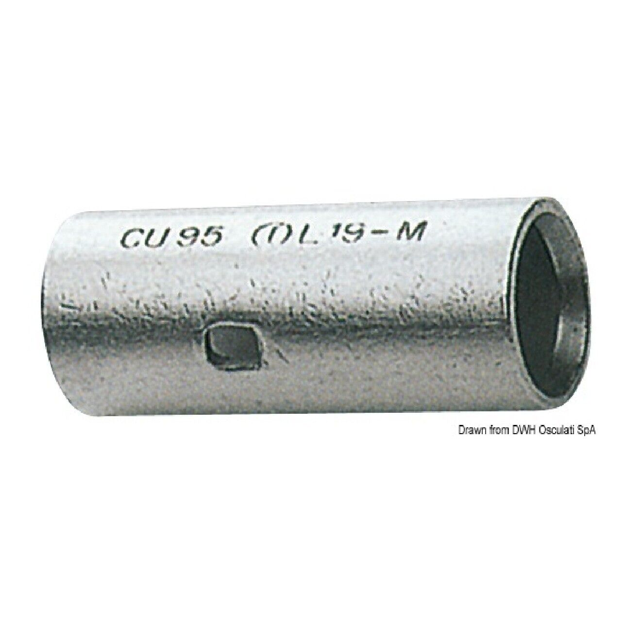 Osculati Giunto testa-testa rame 40,5 mm cavo 35 mmq 14.036.35