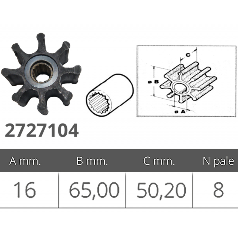 Finnord Girante Jabsco 920-0001-John 09-1028B 500106.GT