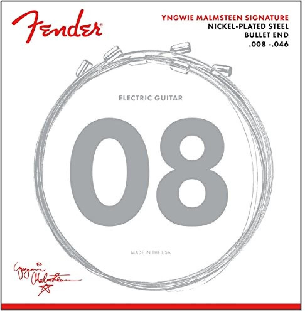Fender 073-3250-600 Corde per Chitarra Elettrica Yngwie Malmsteen 8-46 - NUOVO