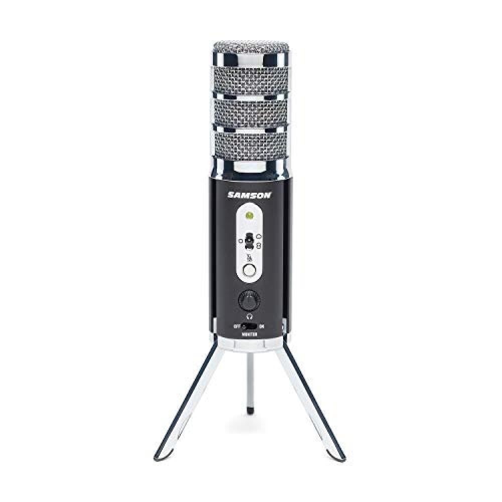 SAMSON Satellite - USB/iOS Broadcast Microphone for capturing high-definition au
