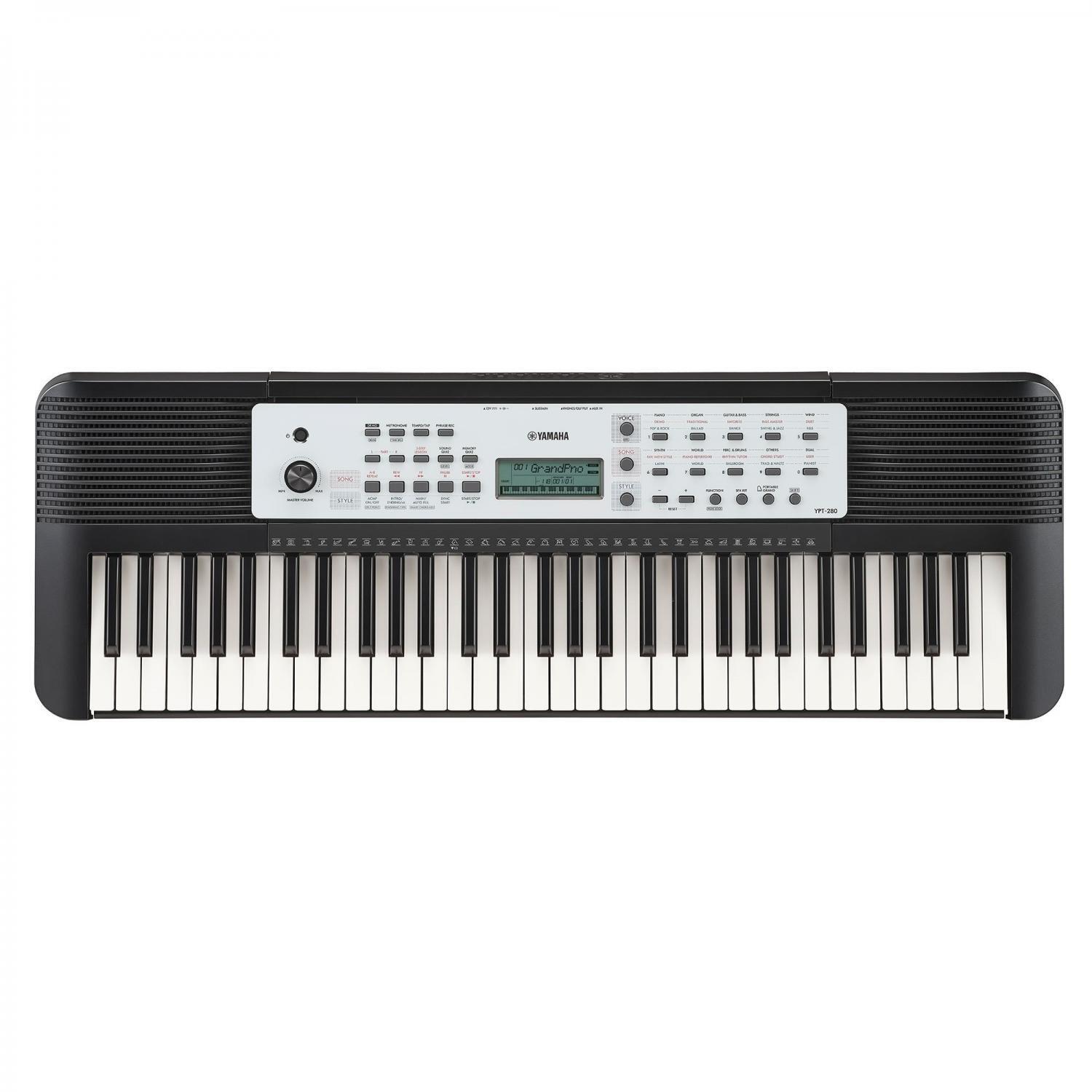 YAMAHA Tastiera Musicale Tasti 61 Portable Black YPT 280