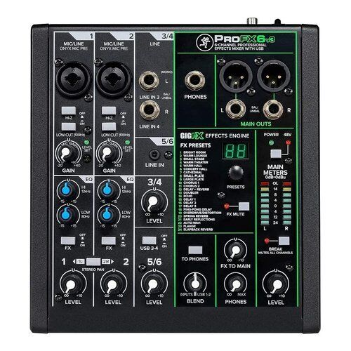 Mixer disc jockey Mackie  PROFX6V3