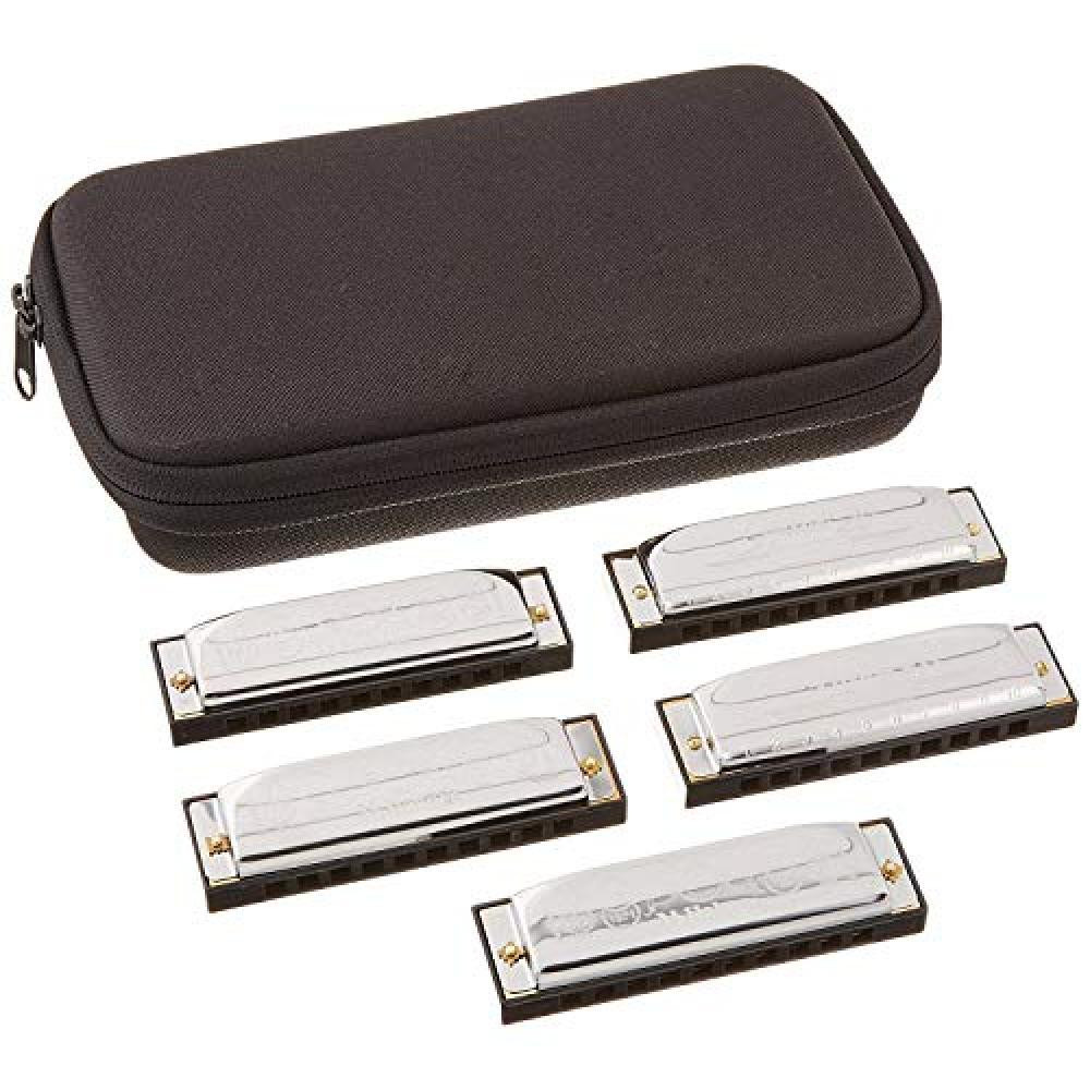 Hohner Spc case di cinque speciale 20 armoniche zippered Carrying case - NUOVO
