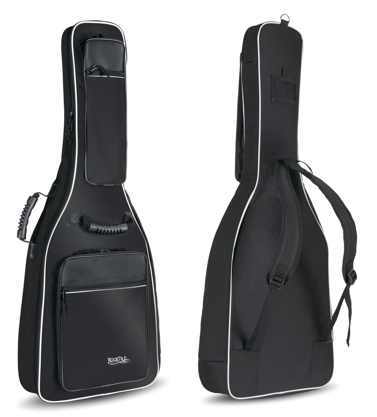 CUSTODIA LUSSO SEMIRIGIDA PER CHITARRA CON TRACOLLE BORSA GIGBAG ASTUCCIO NERA
