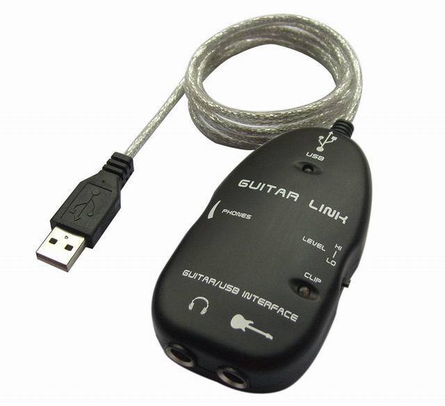 *Zs- Cavo Usb per Chitarra e Basso Scheda Audio  " Usb Guitar Link Cable "  Corr