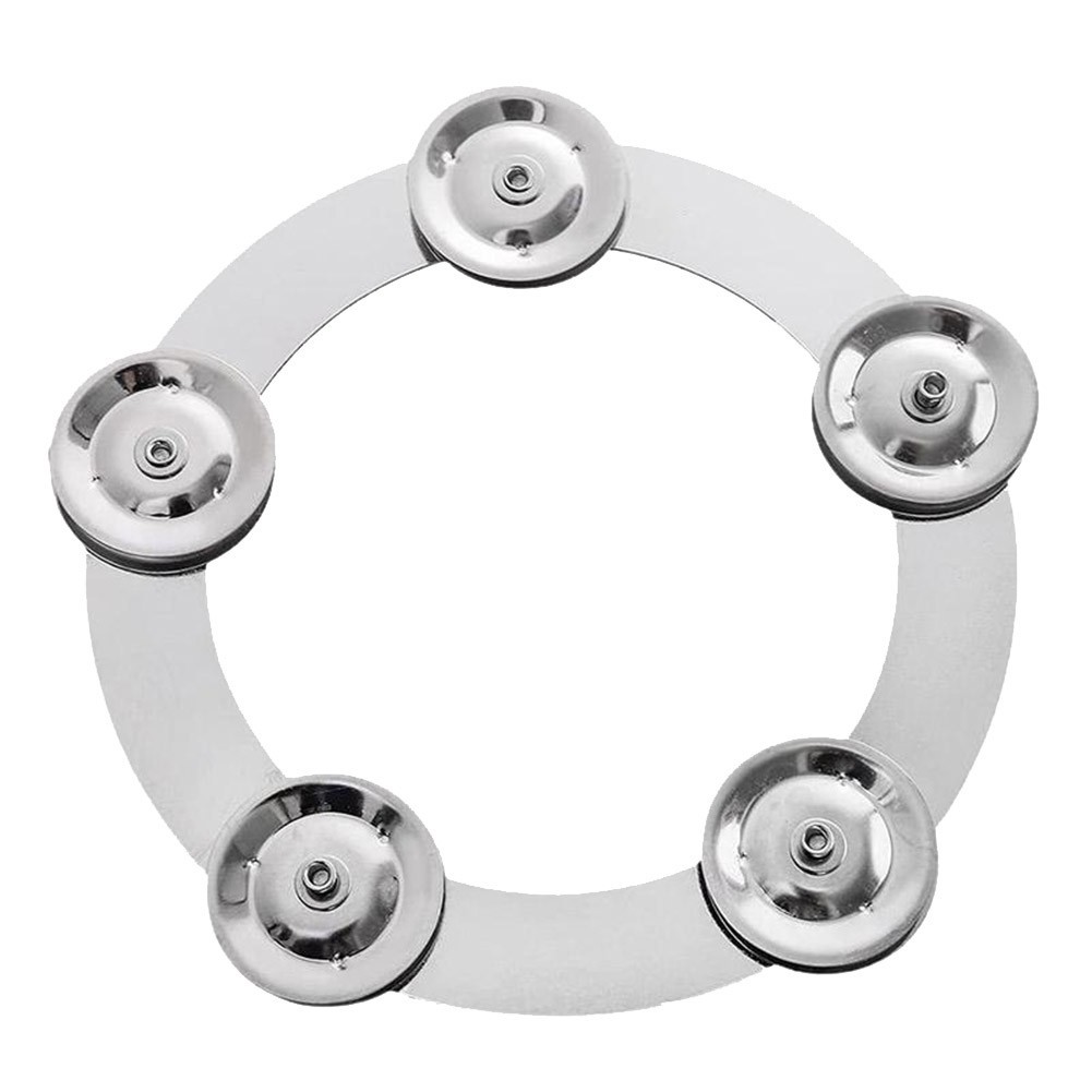 2X(Drum Cymbals Hi Hat Tambourine Drum Set Drum Hi Hat Tambourine Steel Bel5323