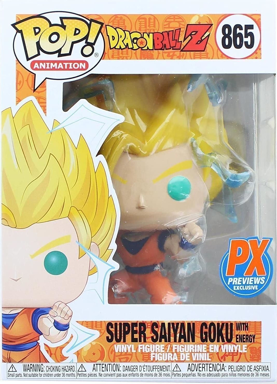 Gadget - Dragon Ball Z: Funko Pop! Animation - Super Sayan Goku (With Energy) (V