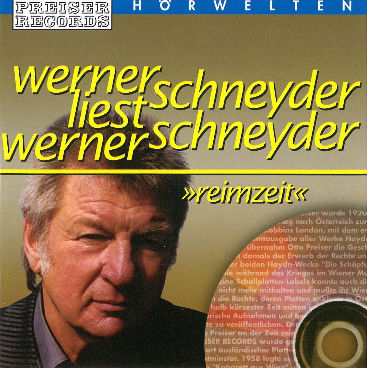 werner Schneyde Preiser Hörwelten - Werner Schneyder Liest Werner Schneyder (CD)
