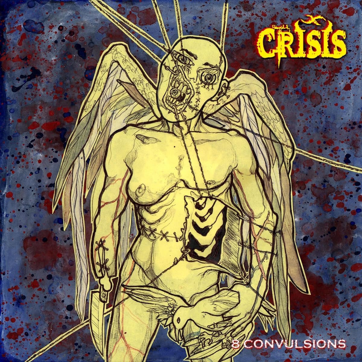 Crisis 8 Convulsions Vinile Lp Colorato Giallo Nuovo e Sigillato