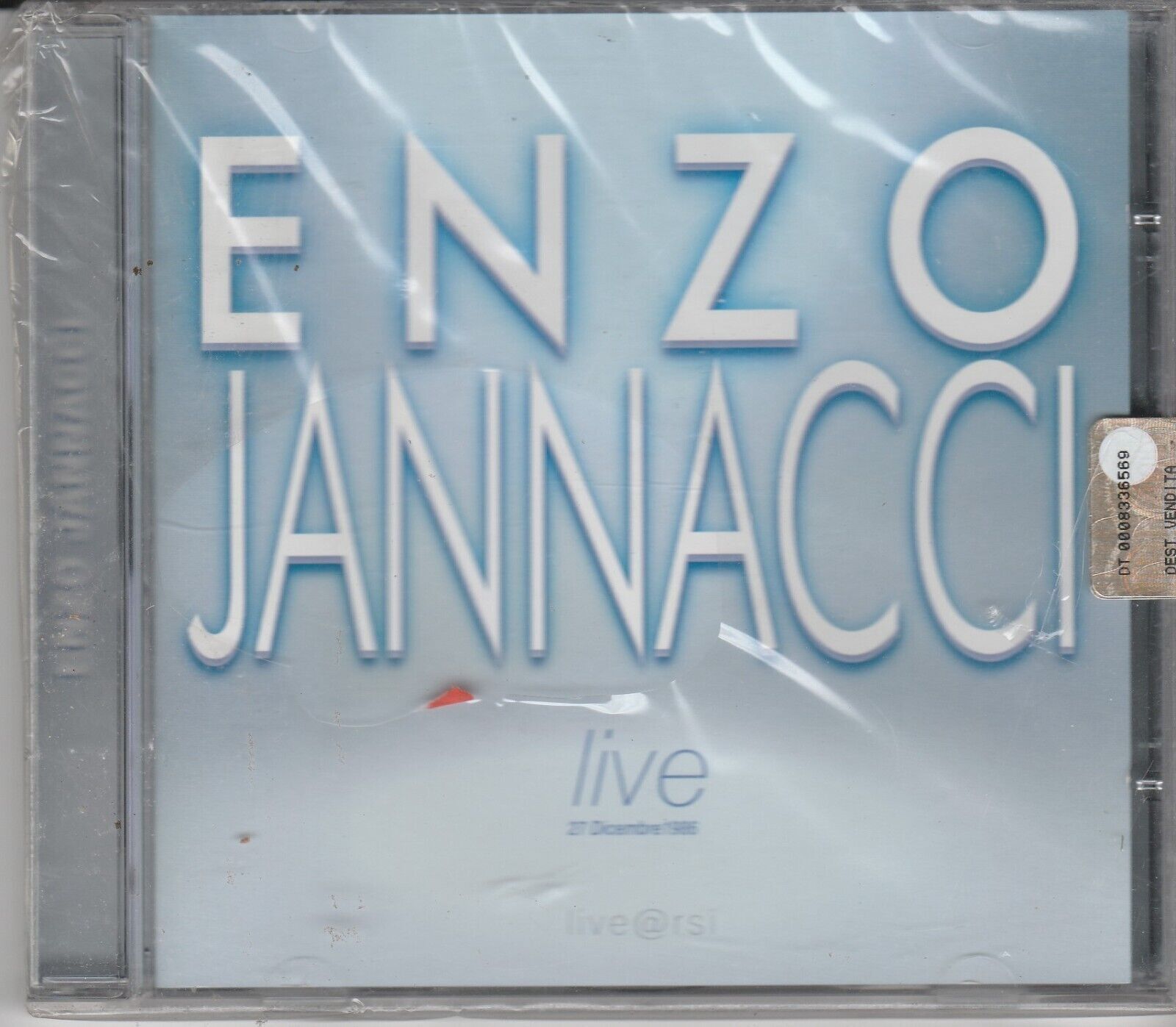 Cd  ENZO JANNACCI - LIVE @RSI 27 DICEMBRE 1986 nuovo sigillato