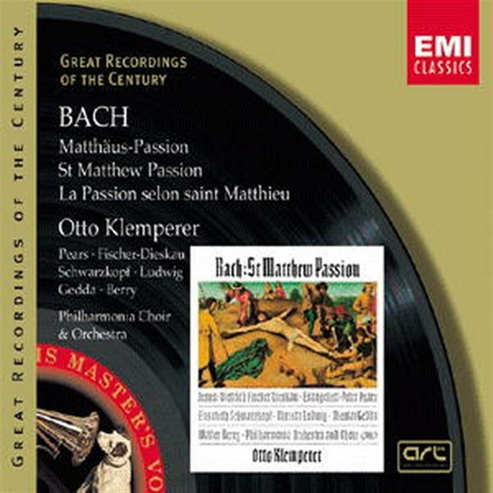 Bach: st.matthew Passion - Otto Klemperer (Audio cd)