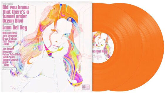 Lana Del Rey Did You Know That There's A Tunnel Under Ocean Blvd 2 Lp Arancioni