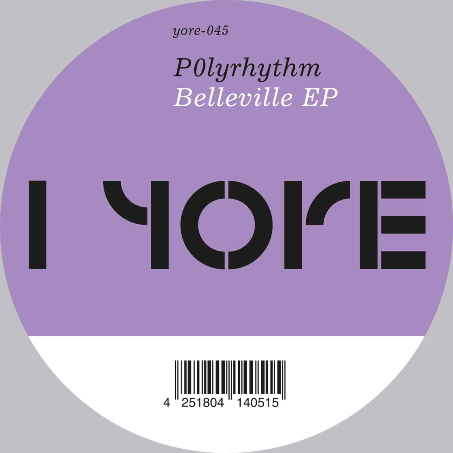 P0lyrhythm Belleville EP (Vinyl LP) 12" EP