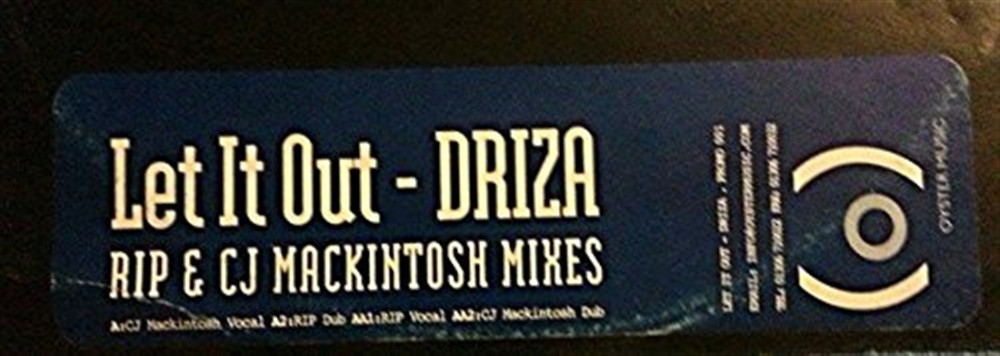 Let It Out - Driza (Vinile)