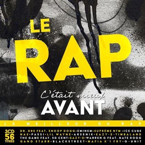 Audio Cd Rap, C'etait Mieux Avant (Le) / Various (3 Cd)
