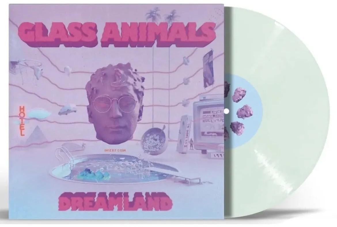 Glass Animals Dreamland - Translucent Green with Poster (Vinyl LP)