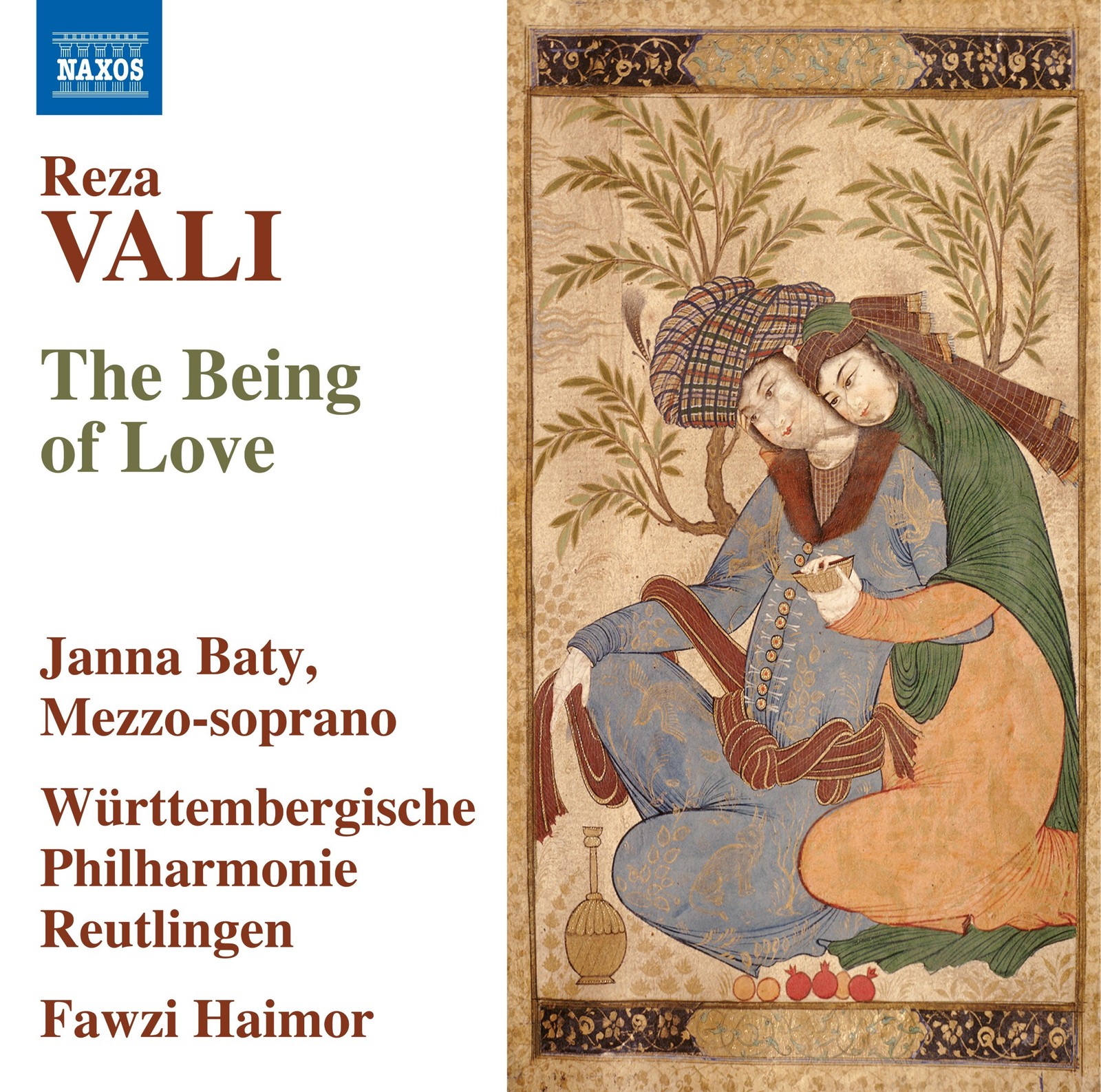 Reza Vali Reza Vali: The Being of Love (CD) Album