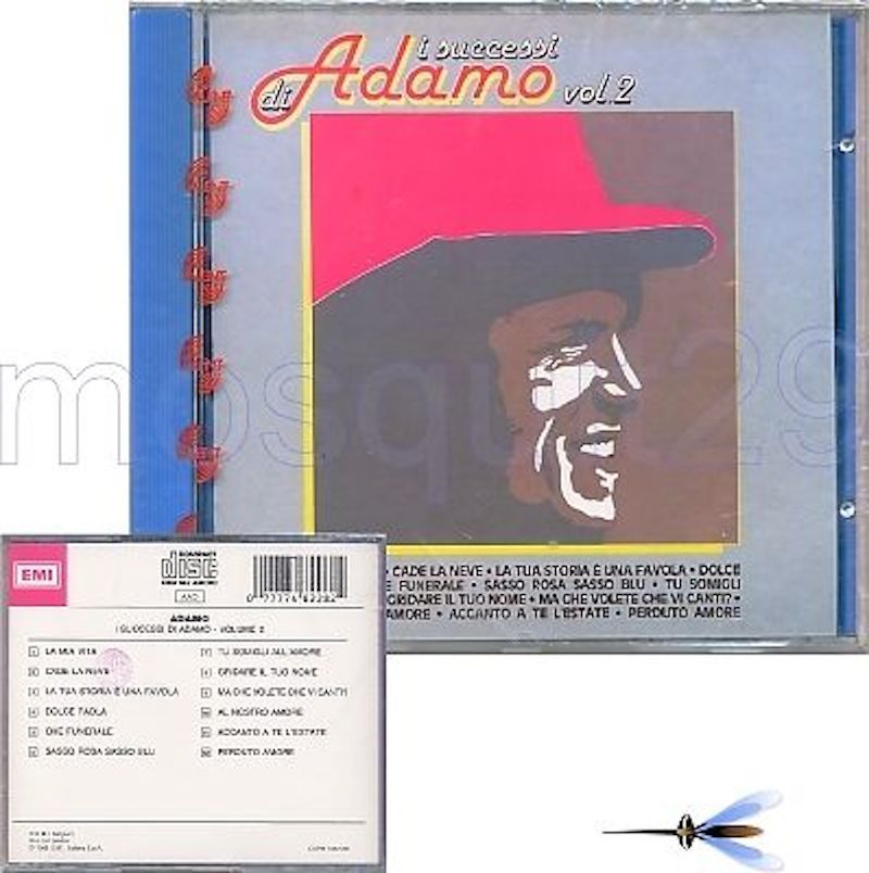 ADAMO "I SUCCESSI DI ADAMO VOLUME 2" RARE CD ITALIAN SUNG 1988 - SEALED