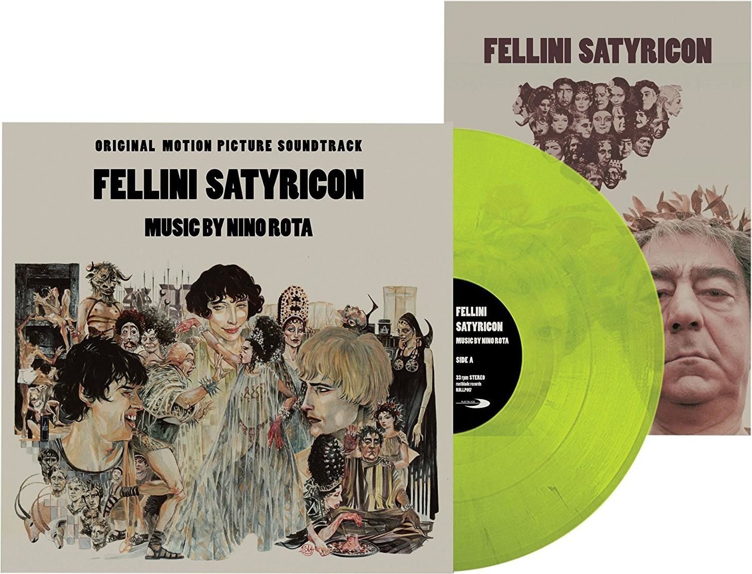 Vinile Nino Rota - Fellini's Satyricon (LP+Poster) (Yellow Transparent Vinyl)