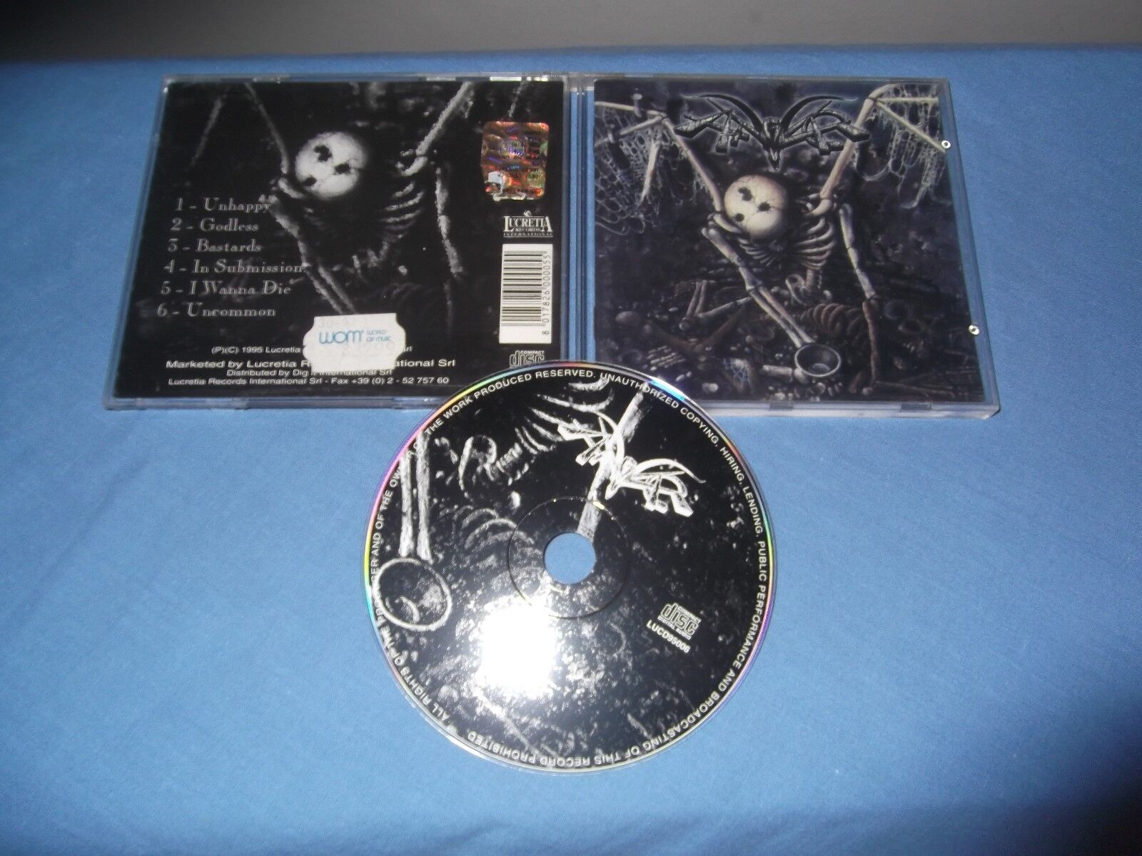 Anger "No Compromise" CD EP LUCRETIA ITA 1995