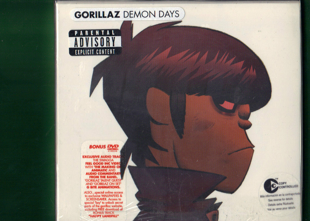 GORILLAZ - DEMON DAYS ED.SPEC. BONUS DVD CD NUOVO SIGILLATO