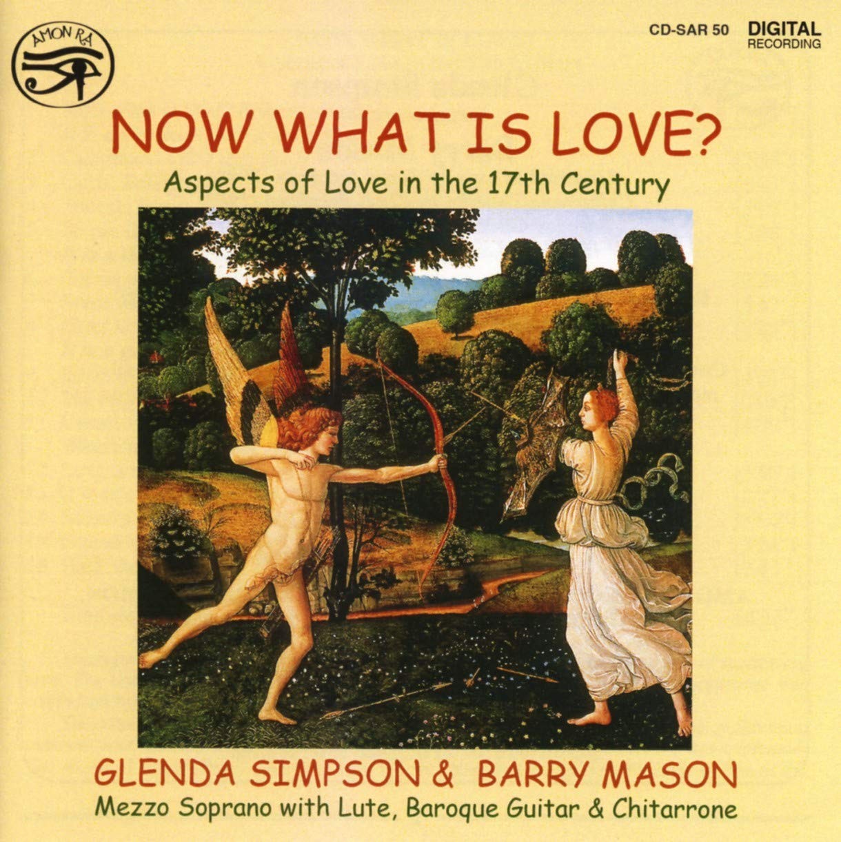 Glenda Simpson/Barry Ma Now What Is Love? Aspects of Love in the 17th Cent (CD)