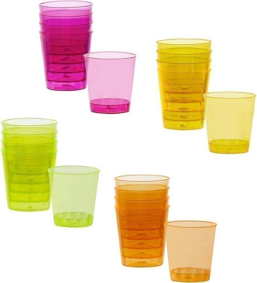 Gadget - Boland: Set 20 Shot Glasses 4 Neon Colours Ass. Boland