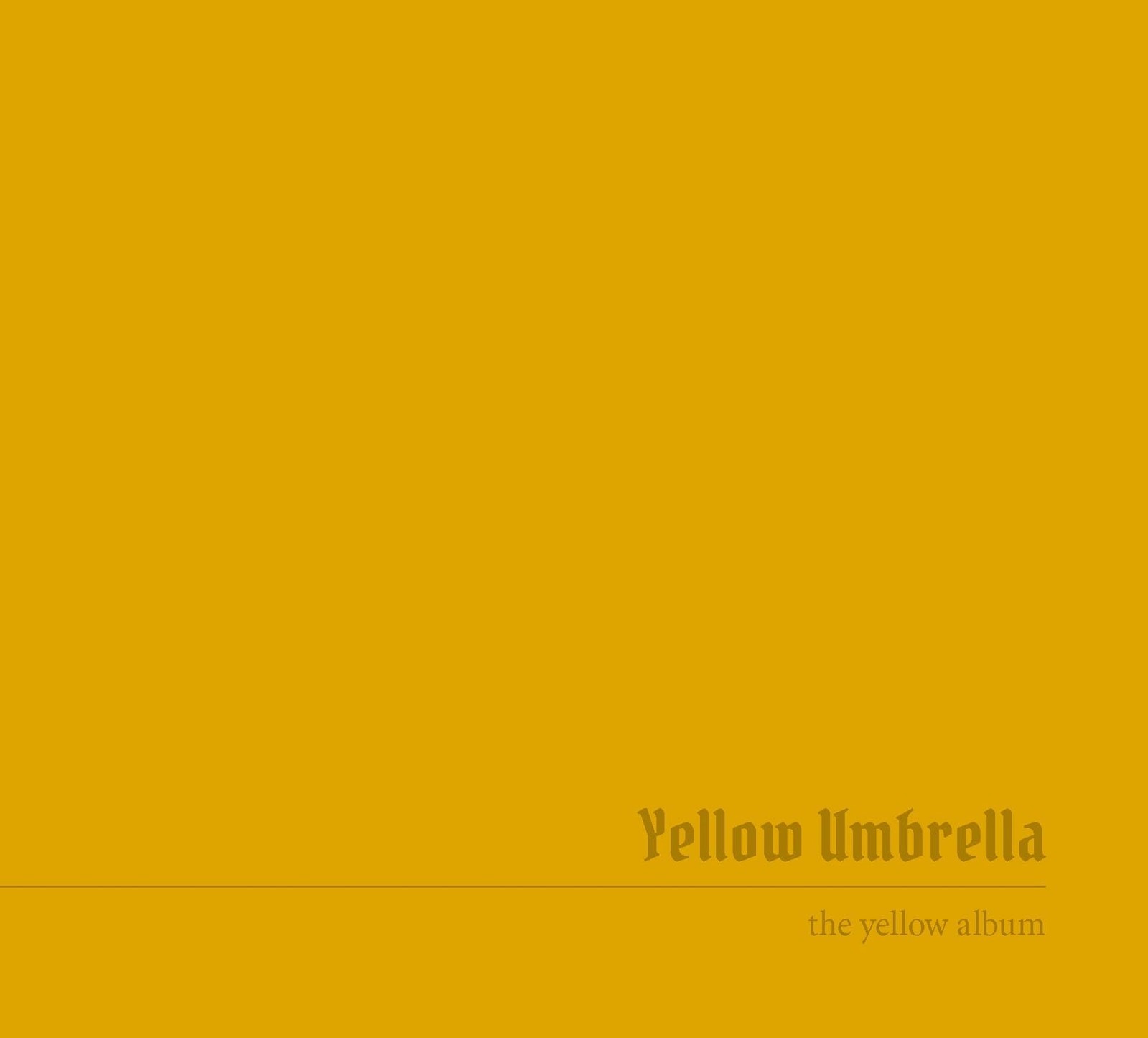 Yellow Umbrella The Yellow Album (CD)