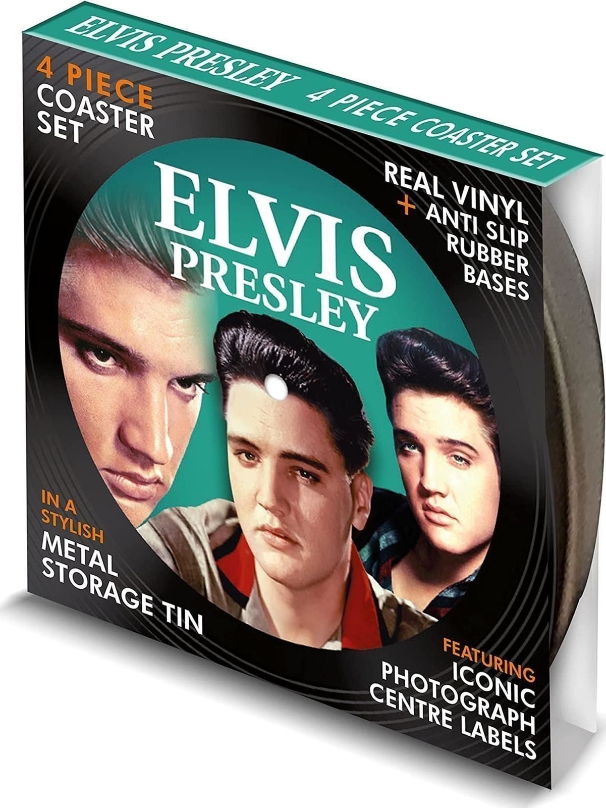 Gadget - Elvis Presley: Vinyl Buddy - 4 Piece Coaster Set (Set Sottobicchieri) V