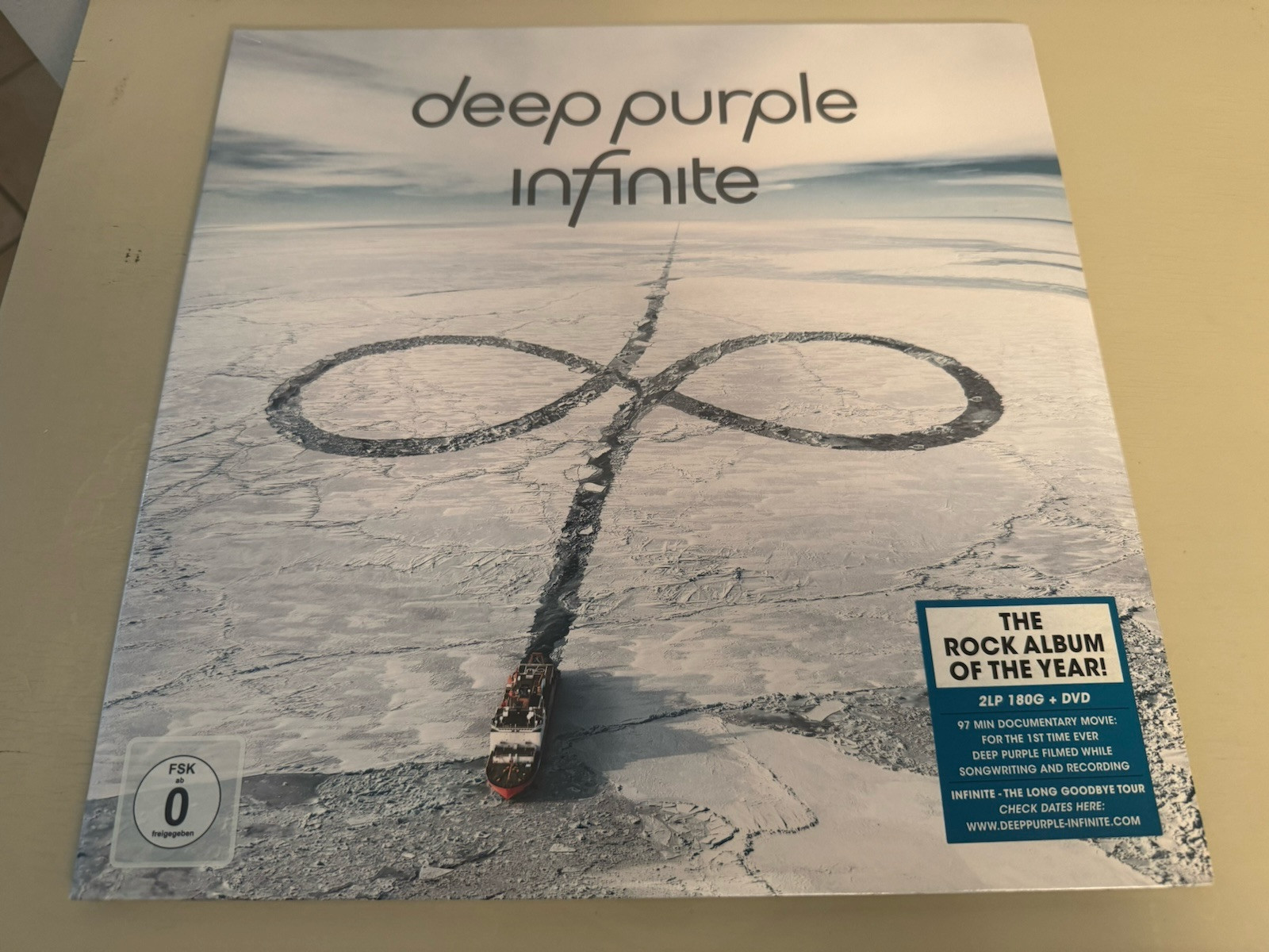 DEEP PURPLE - INFINITE (LIMITED 2LP 180 G+ DVD - SEALED