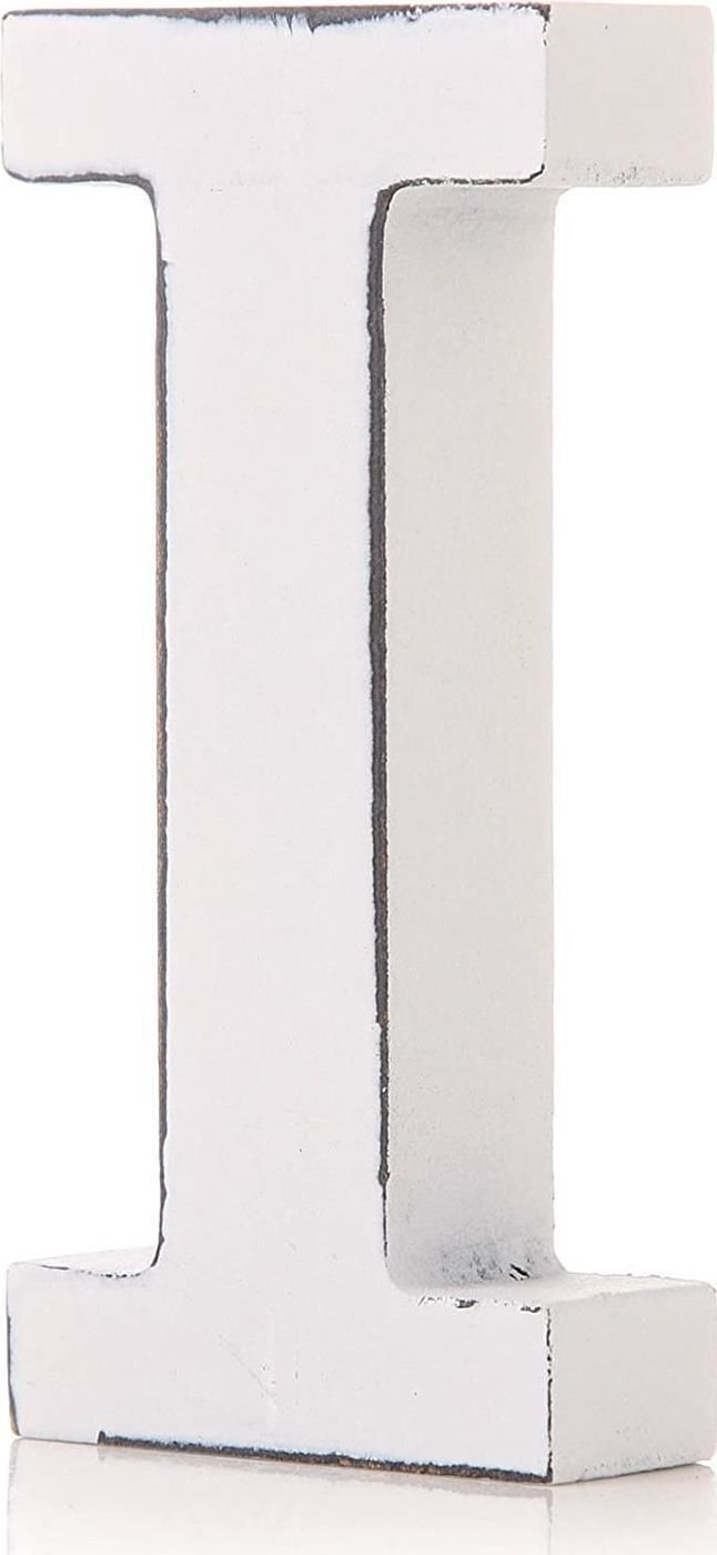 Gadget - Shruti: Wooden Letter - 11Cm 'I' White Shruti