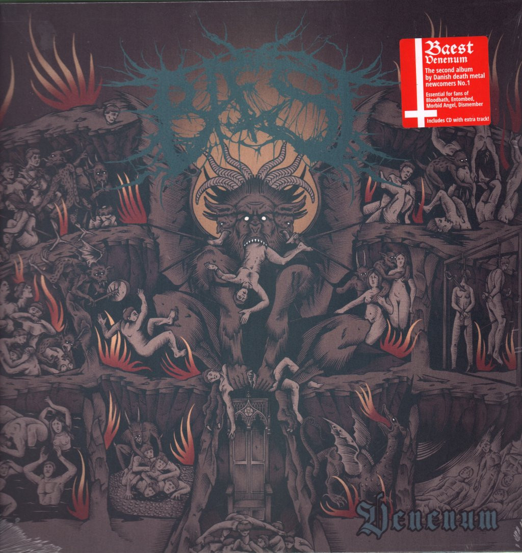 Baest Venenum LP Vinile Europa Century Media 2019 Vinile Nero LP Con Bonus 10