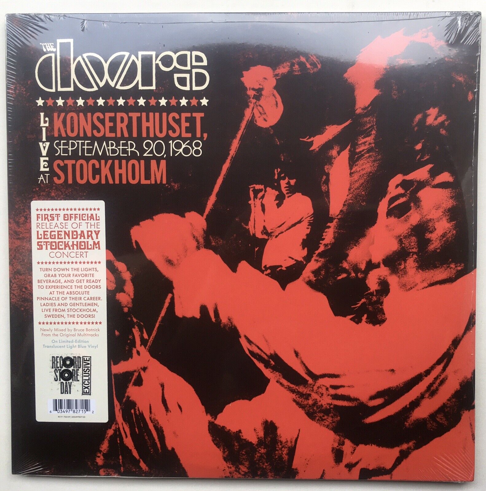 DOORS LIVE AT KONSERTHUSET STOCKHOLMN 1968 3LP 180g RECORD STORE DAY RSD SEALED
