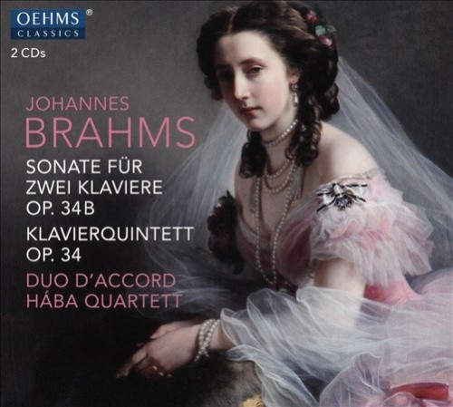 Johannes Brahms: Sonate fur Zwei Klaviere Op 34B Klavierquintett by BRAHMS,J.