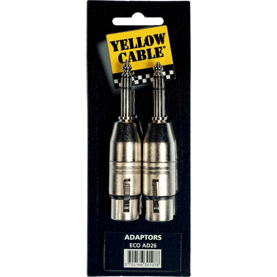 Adattatore/connettore - Vari - Ad26 Adattatore Jack Trs Maschio/xlr Femmina 2...